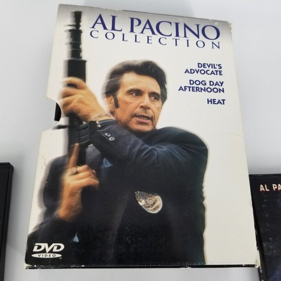 Al Pacino Movie 3 DVD Box Set Collection Devils Advocate Dog Day Afternoon Heat - Picture 2 of 11